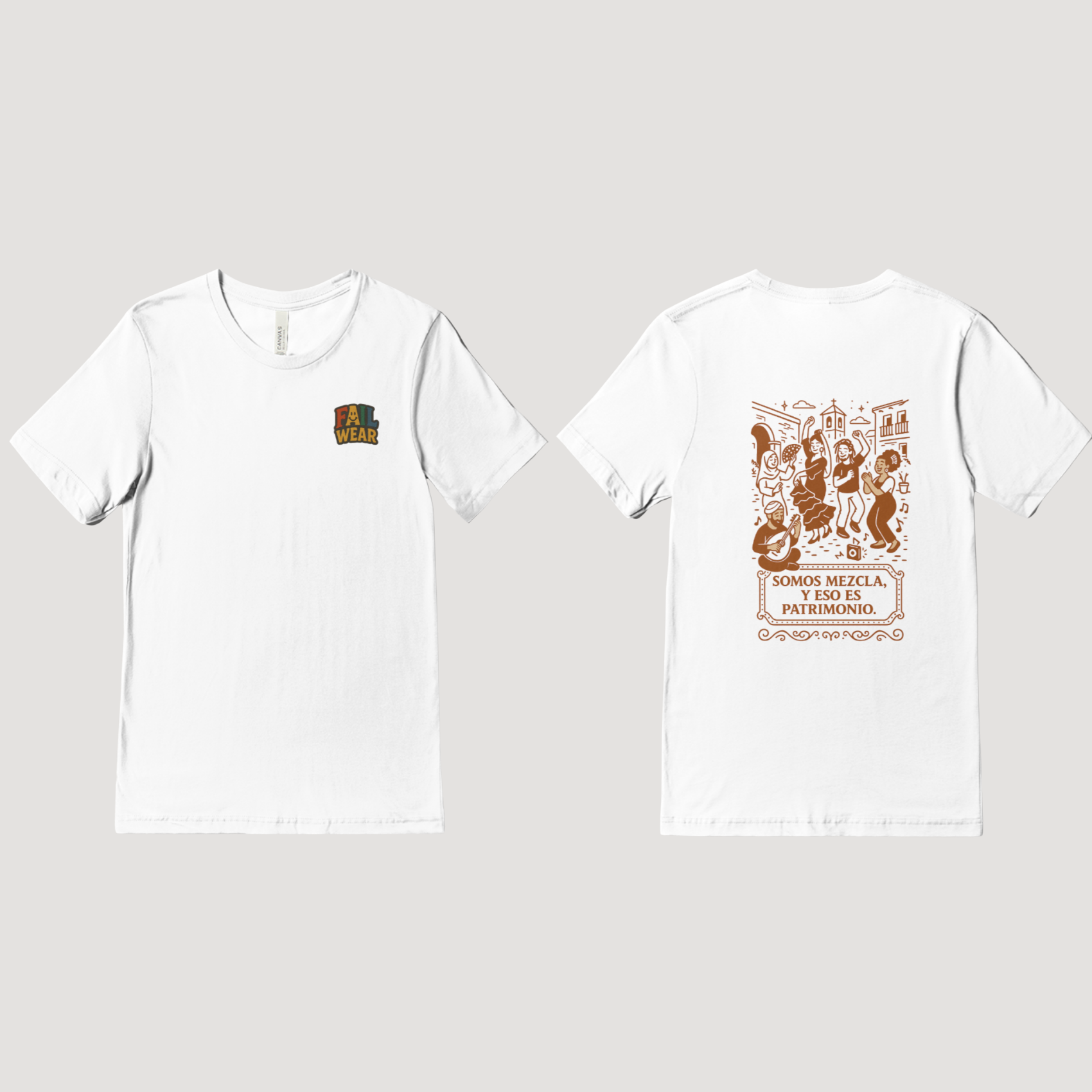 Camiseta Soy Mezcla y eso es patrimonio