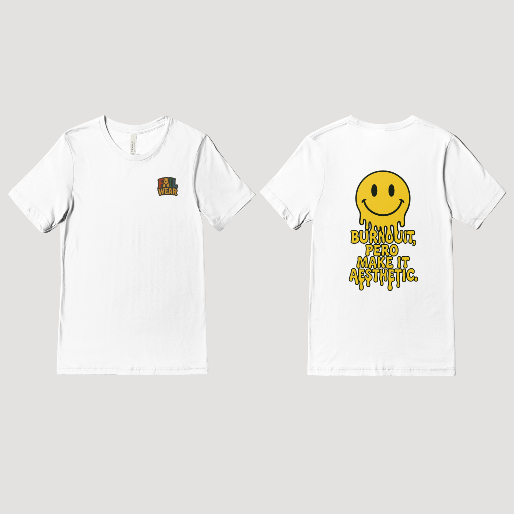 Camiseta Burnout pero Make It Aesthetic